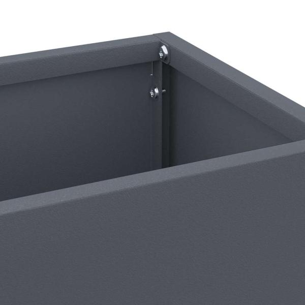 Regenschirmständer Anthrazit Metall Standard Rechteckig