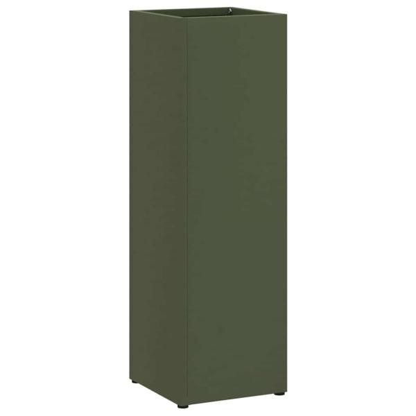 Regenschirmständer Olivgrün Metall Mittel Stauraum