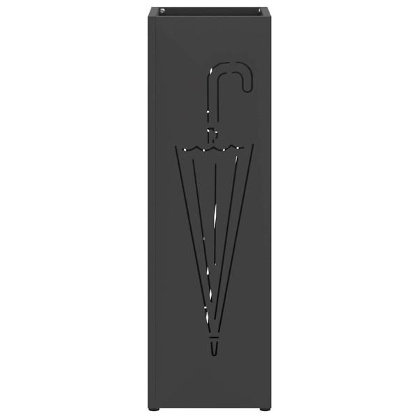 Regenschirmständer Schwarz Stahl Mittel