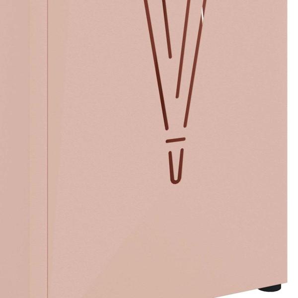 Regenschirmständer Rosa Metall Mittel Rechteckig Modern