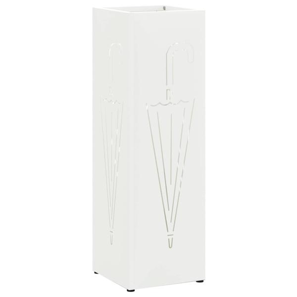 Regenschirmständer Weiß Metall Kompakt Regenschirmständer