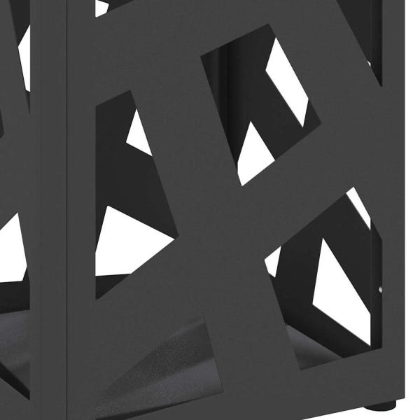 Regenschirmständer Schwarz Metall Mittel Muster