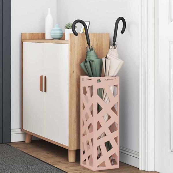 Regenschirmständer Rosa Metall Mittel Dekorative Muster