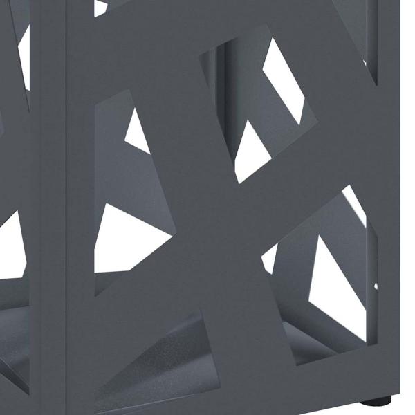 Regenschirmständer Anthrazit Metall Mittel Langlebig