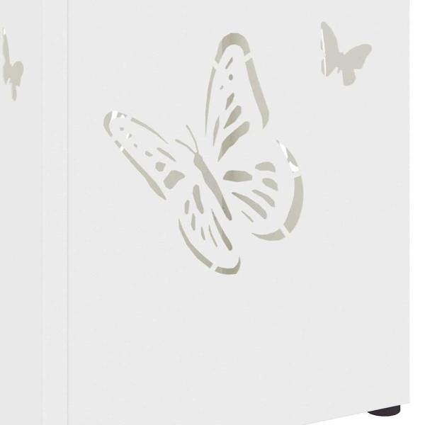 Regenschirmständer Weiß Metall Standard Langlebig