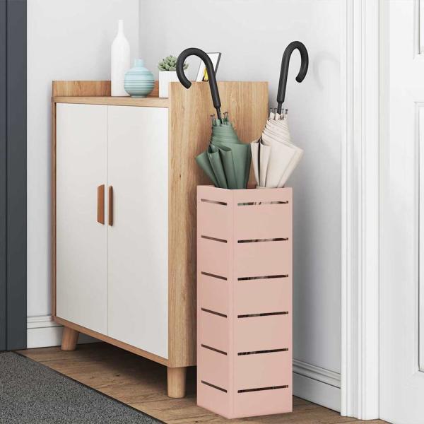 Regenschirmständer Rosa Metall Dekorative Intarsien