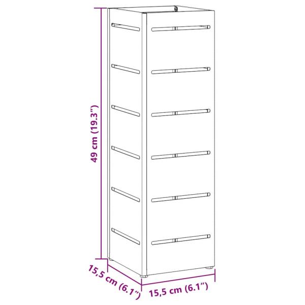 Regenschirmständer Rosa Metall Dekorative Intarsien