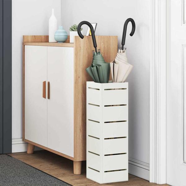 Regenschirmständer Weiß Holz Standard Regenschirmständer Modern