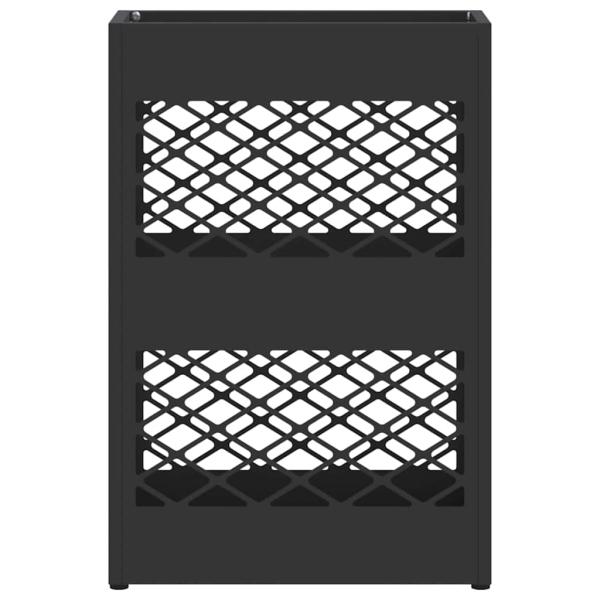 Regenschirmständer Schwarz Pulverbeschichteter Stahl Standard