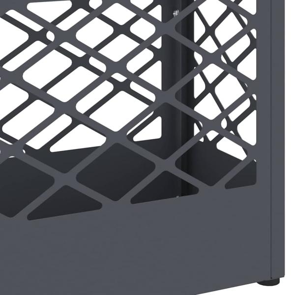 Regenschirmständer Anthrazit Metall Mittel Regenschirmständer