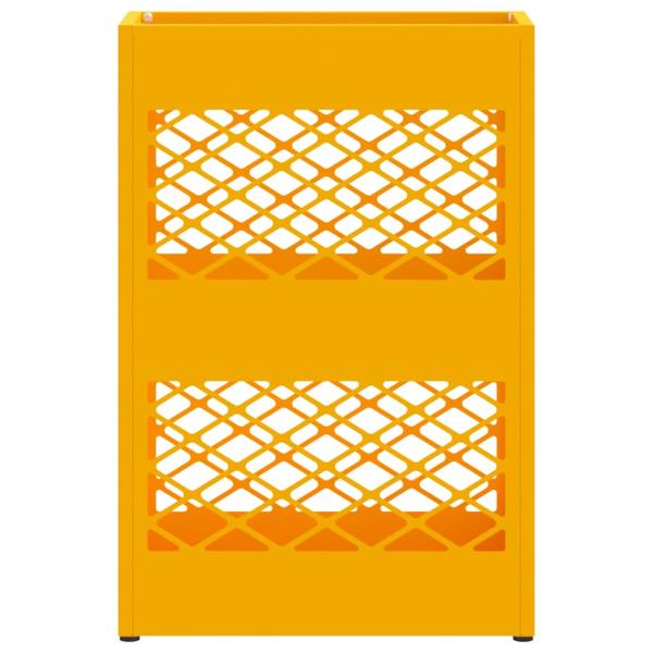 Regenschirmständer Senfgelb Stahl Kompakt Regenschirmständer