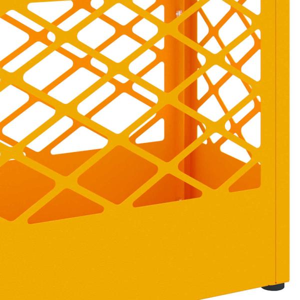 Regenschirmständer Senfgelb Stahl Kompakt Regenschirmständer