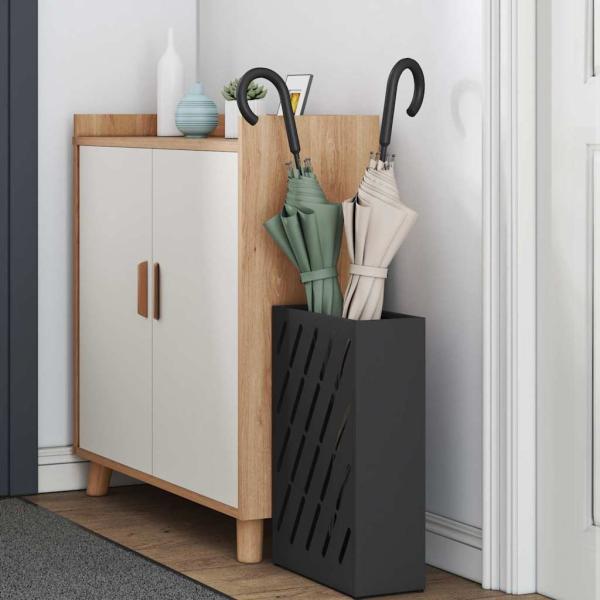 Regenschirmständer Schwarz Metall Mittel Regenschirmständer