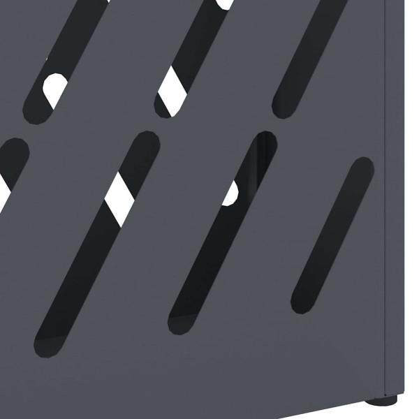 Regenschirmständer Anthrazit Metall Mittel Regenschirmständer