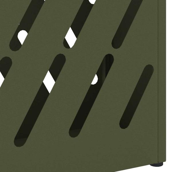 Regenschirmständer Olivgrün Metall Standard Regenschirmständer