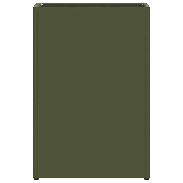 Regenschirmständer Olivgrün Metall Mittel Rechteckig Modern