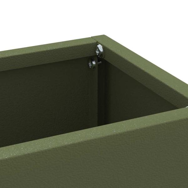 Regenschirmständer Olivgrün Metall Mittel Rechteckig Modern