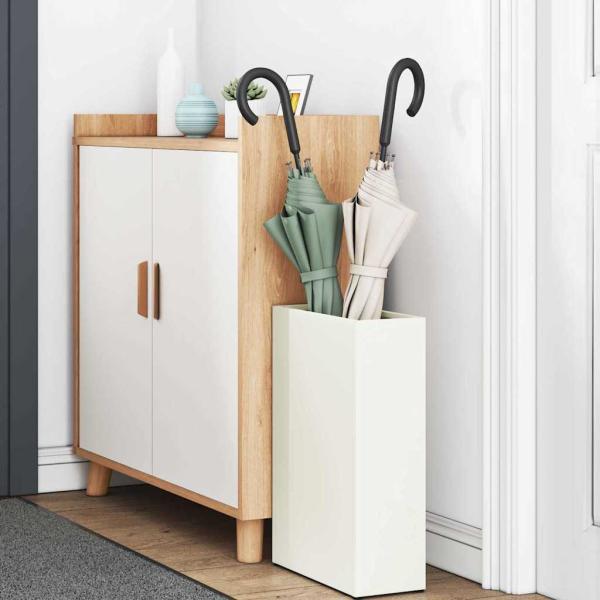 Regenschirmständer Weiß Holz Mittel Stauraum Regenschirmständer