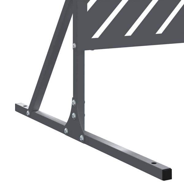 Metallzaunelement Anthrazit Metall Standardgröße Langlebig