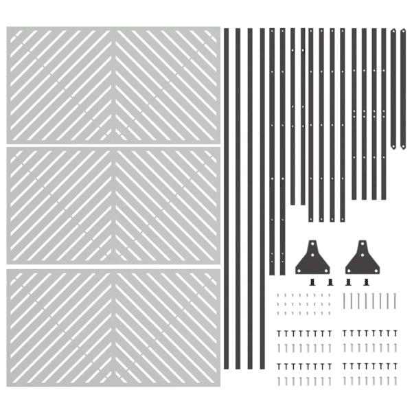 Feuerverzinktes Stahlzaunpanel Feuerverzinkter Stahl Groß