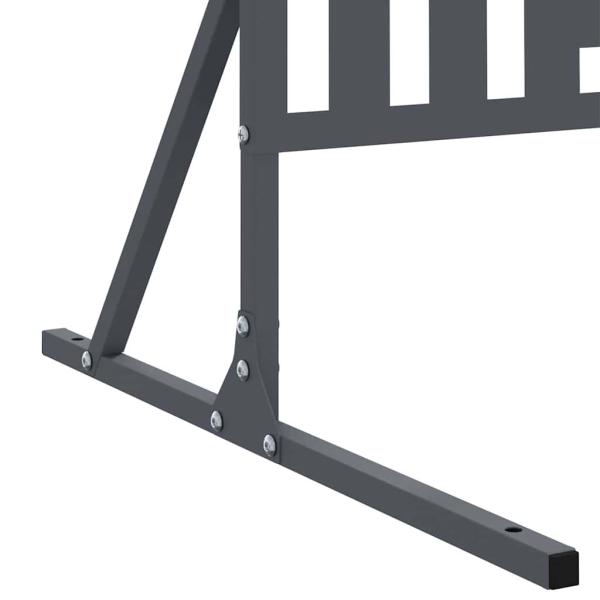 Metallzaunpanel Anthrazit Metall Groß Langlebig Zaunpanel