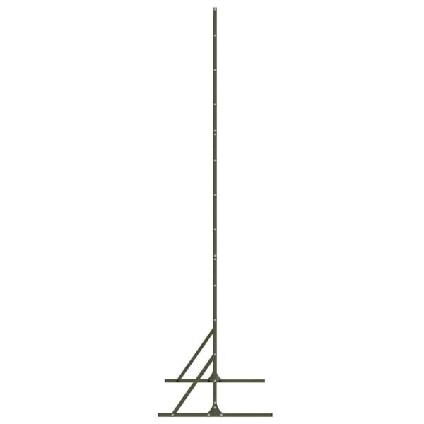 Metallzaunpaneel Olivgrün Metall Groß Gittermuster