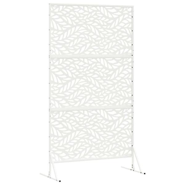 Stahlzaunpaneel Weiß Pulverbeschichteter Stahl Standard Langlebig