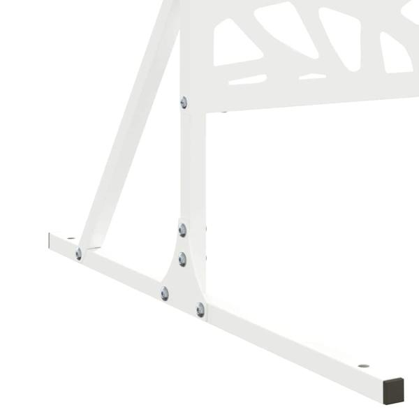 Stahlzaunpaneel Weiß Pulverbeschichteter Stahl Standard Langlebig