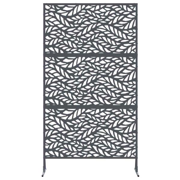 Metallzaunpanel Anthrazit Metall Groß Muster Außen Metallzaun