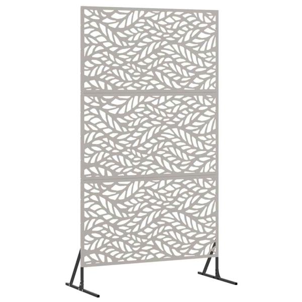 Sichtschutz 100 x 50 x 180 cm Wetterfeststahl Rostoptik