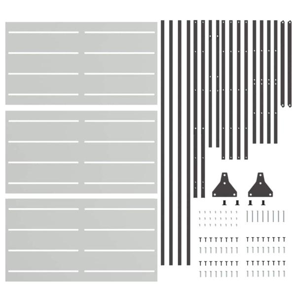 Datenschutzscreen 180 cm Galvanisierter Stahl