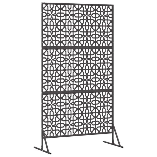 Metallzaunpanel Schwarz Metall Groß Muster Zaunpanel