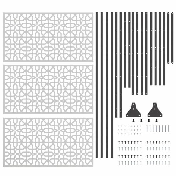 Feuerverzinkte Stahlzaunplatte Feuerverzinkter Stahl Groß Langlebig
