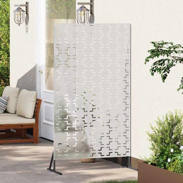 Edelstahl-Zaunpanel Edelstahl Groß Dekorative Intarsien Zaunpanel