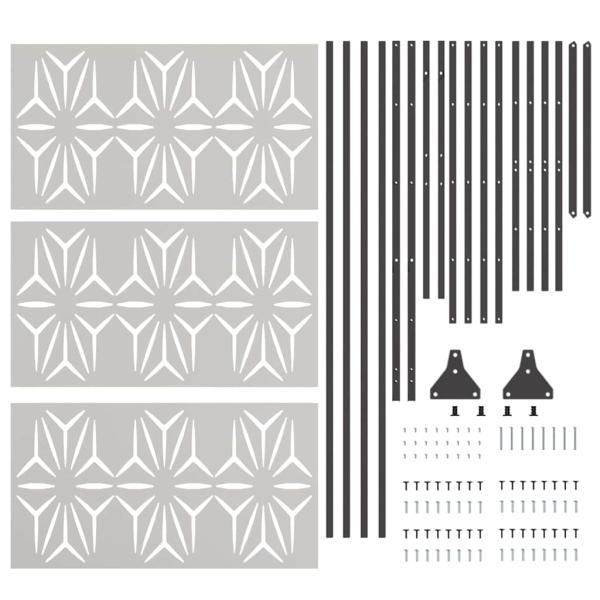 Edelstahlzaunpanel Edelstahl Hoch Dekorative Intarsien