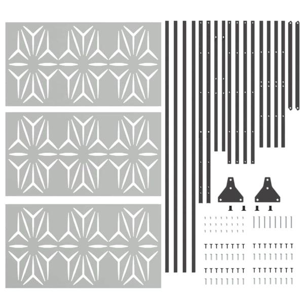 Verzinkter Stahlzaun-Panel Verzinkter Stahl Groß