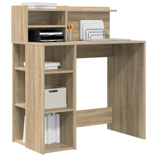 Tisch mit Stauraum Sonoma Oak 90x48x101,5 cm Spanplatte