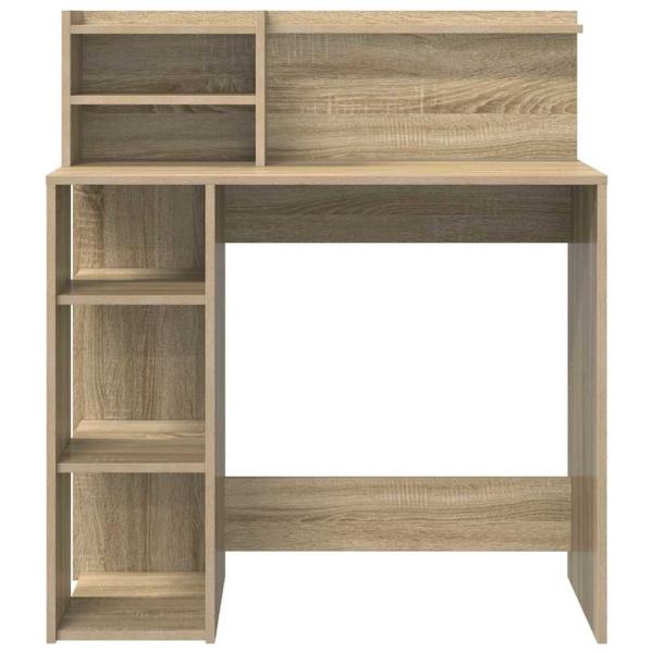 Tisch mit Stauraum Sonoma Oak 90x48x101,5 cm Spanplatte