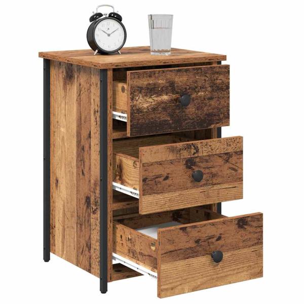 Alter Holztisch Alter Holz MDF, Spanplatte, Metall Mittel
