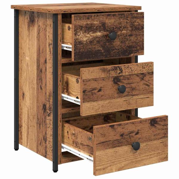 Alter Holztisch Alter Holz MDF, Spanplatte, Metall Mittel