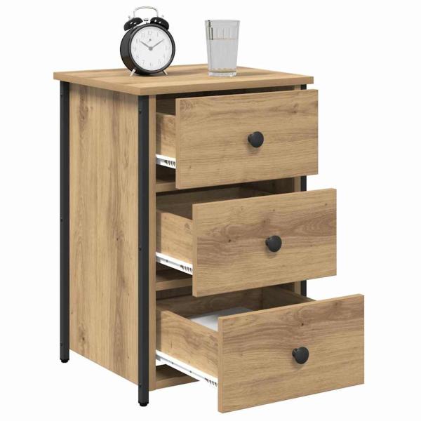 Nachttisch Artisan Eiche Holzwerkstoff Kompakt Langlebig
