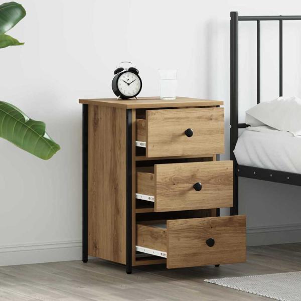Nachttisch Artisan Eiche Holzwerkstoff Kompakt Langlebig