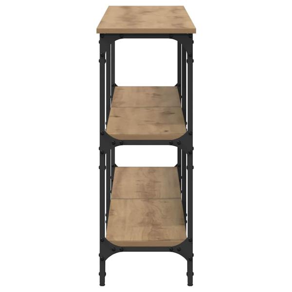 Konsolentisch Massivholz Eiche 200x29x75 cm Mehrschichtholz