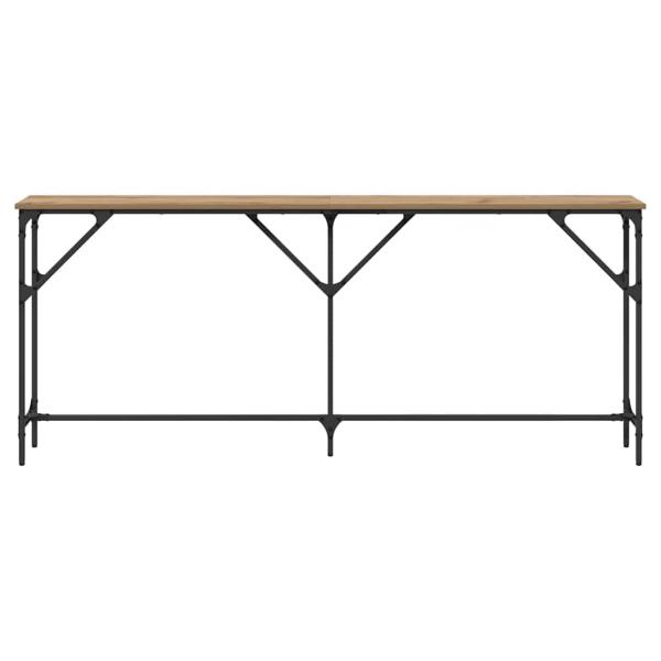 ARDEBO.de - Konsolentisch Artisan Eiche 180x23x75 cm Holzwerkstoff