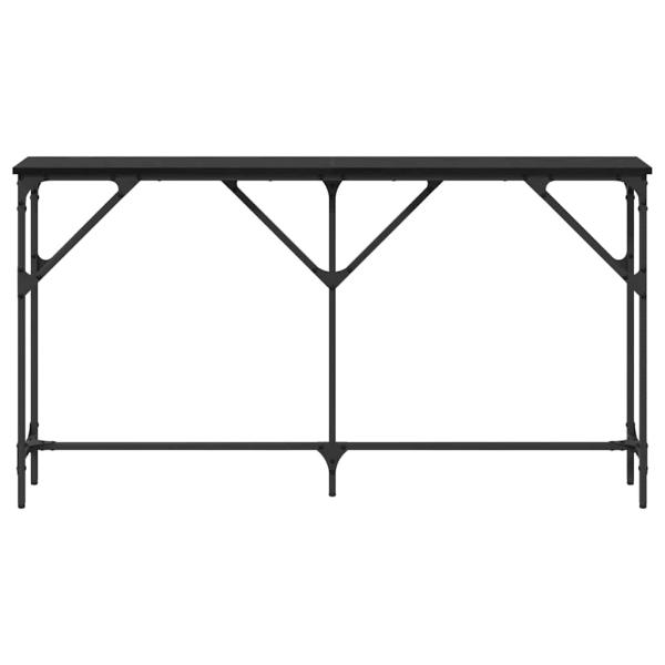 Konsolentisch Schwarz Eiche 140x23x75 cm Holzwerkstoff