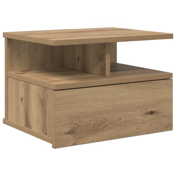 Schwebender Nachttisch Artisan Eiche 40x31x27 cm Holzwerkstoff