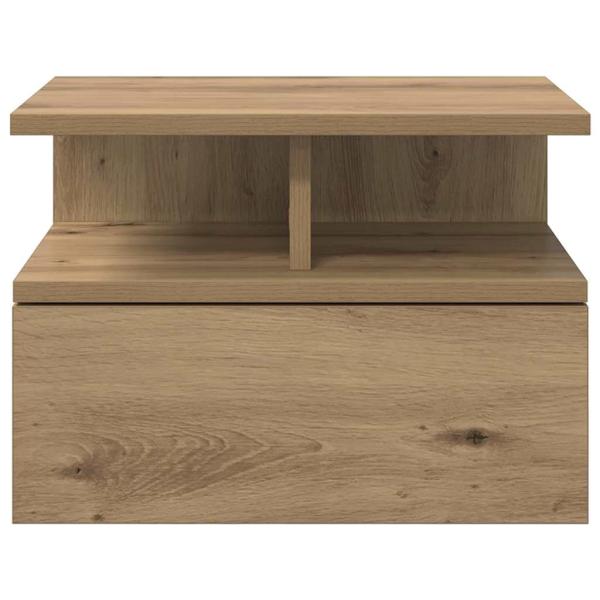 Schwebender Nachttisch Artisan Eiche 40x31x27 cm Holzwerkstoff