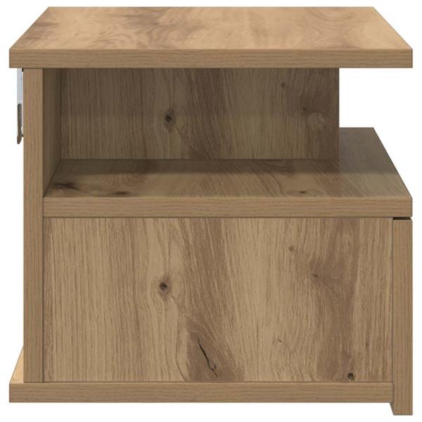 Schwebender Nachttisch Artisan Eiche 40x31x27 cm Holzwerkstoff