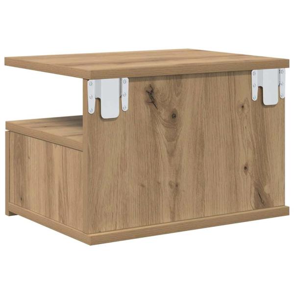 Schwebender Nachttisch Artisan Eiche 40x31x27 cm Holzwerkstoff