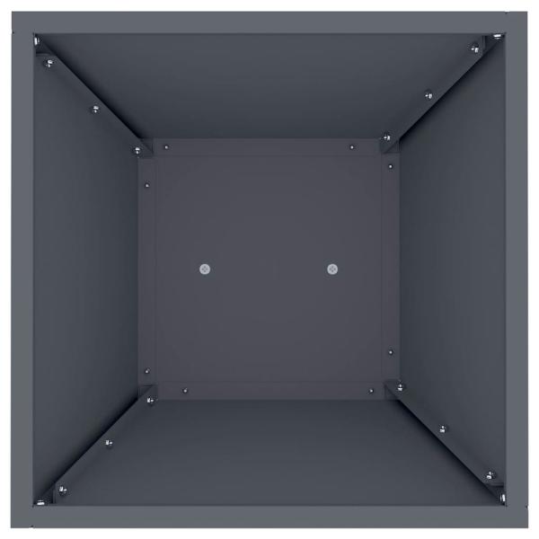 Pflanzenständer Anthrazit Kunststoff 35 x 35 x 73 cm Pflanzgefäße
